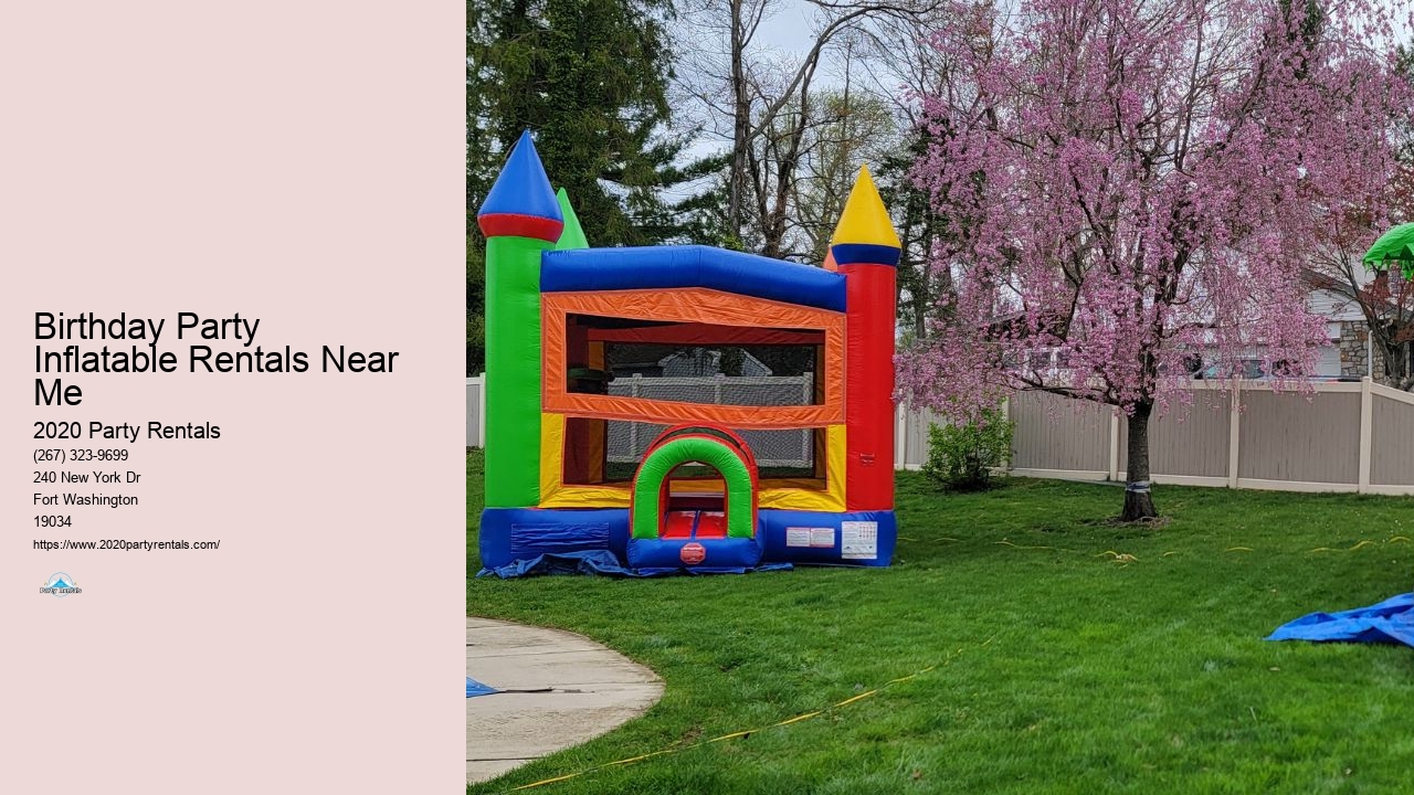 Inflatable Party Rental Near Me