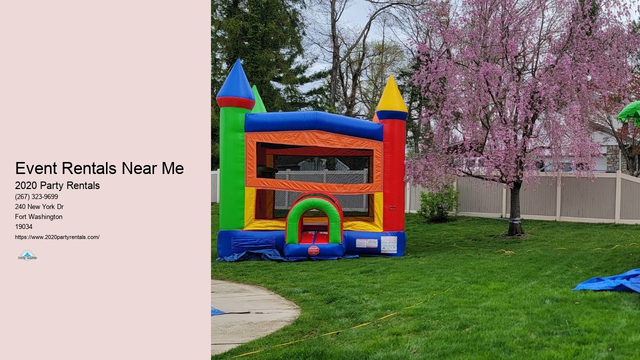 Birthday Party Bounce House Rentals Near Me