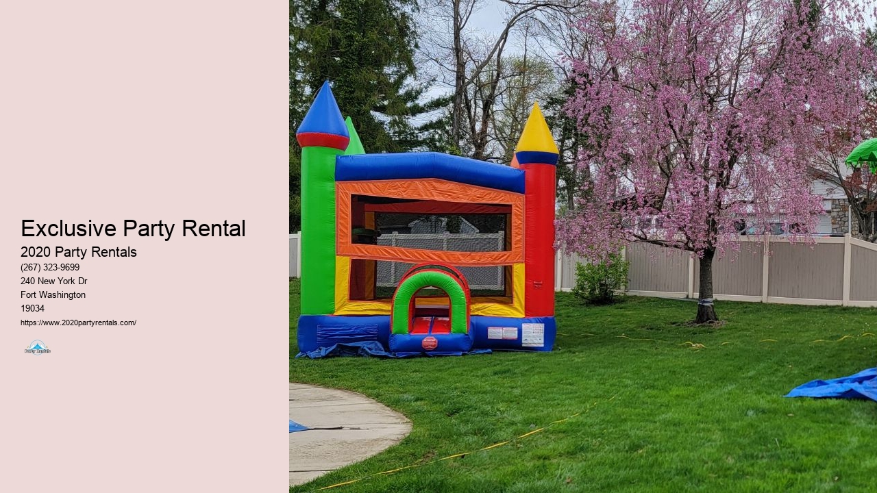 2020 Party Rentals Unlimited Bounce House