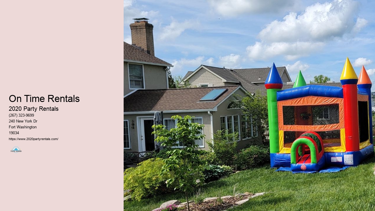 Party Rentals Bounce House Near Me